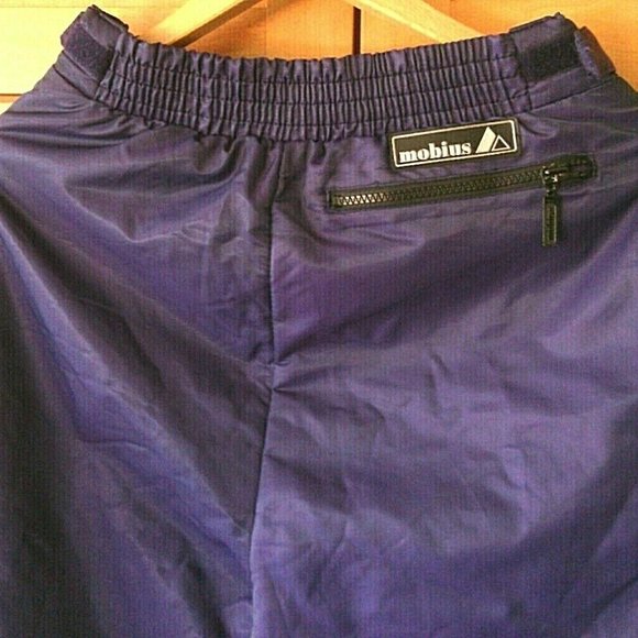 Women's Ski Pants Winter Snow Size 12 Lined Insulated Stretch Mobius Purple Zip - Picture 8 of 16